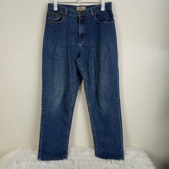 L.L. Bean Denim - LL Bean Vintage Relaxed Fit Jeans 14 Regular Denim Jeans Vintage
